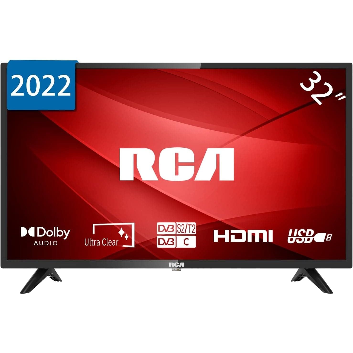 Buy RCA,RCA 32-Inch HD LED TV RB32H2-UK with Dolby Audio, HDMI, VGA, SCART, USB Media Player, DVB-T2/C, Digital Audio Output - Gadcet UK | UK | London | Scotland | Wales| Near Me | Cheap | Pay In 3 | Televisions